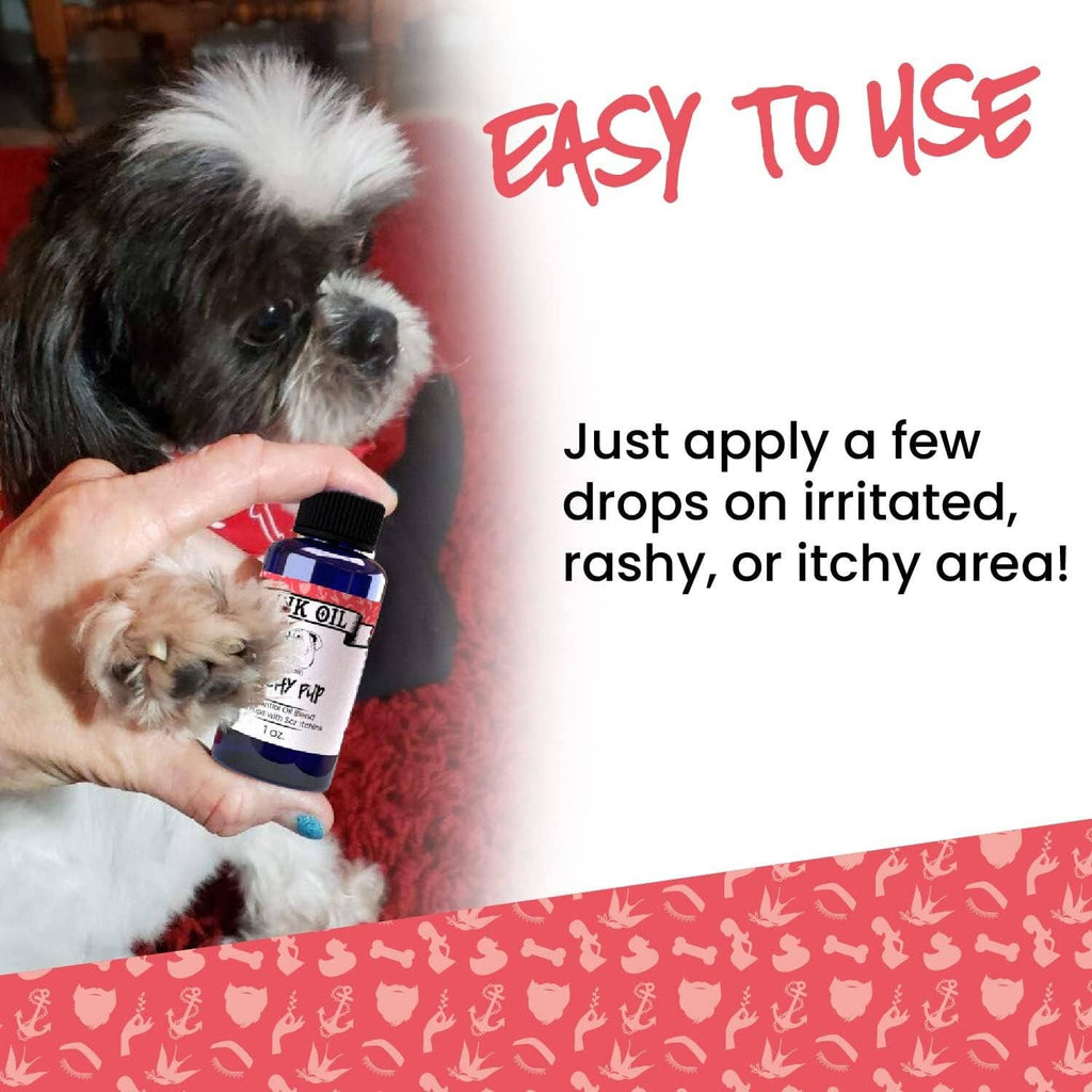 🐶🌿Itchy Pup Dog Skin Relief Oil for Allergies & Hot Spots