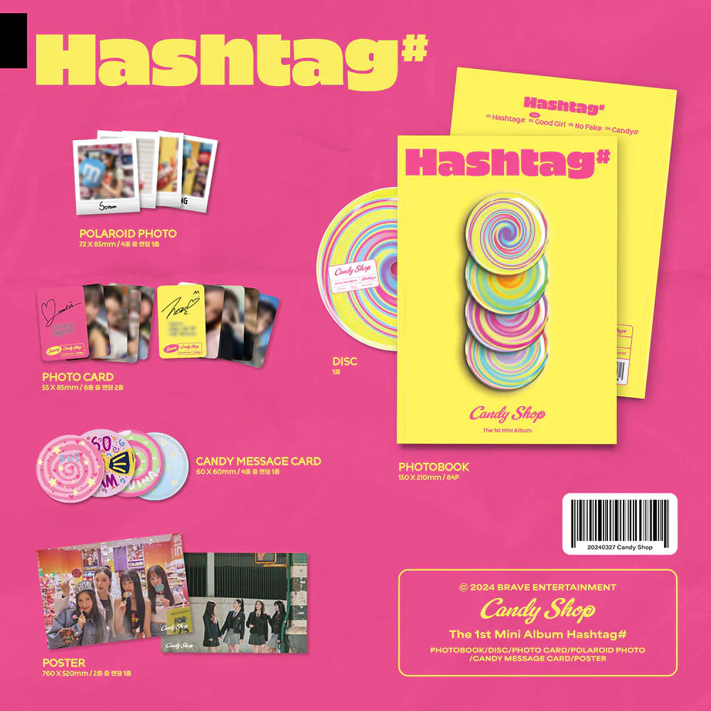 Candy Shop First Mini Album - Hashtag#