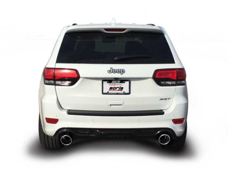 Borla 2015 Jeep Grand Cherokee SRT8 S-Type Dual Round Rolled Exit Catback Exhaust 140632
