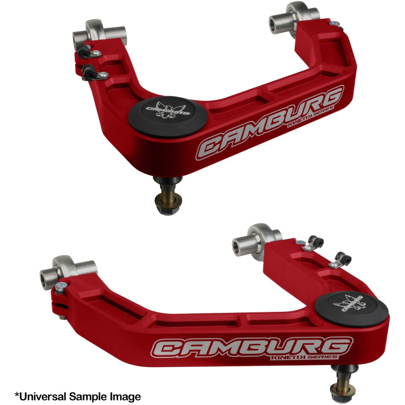 Camburg Ford Raptor 17-23 KINETIK V2 Performance Billet Uniball Upper Arms (Red) CAM-110233-RED