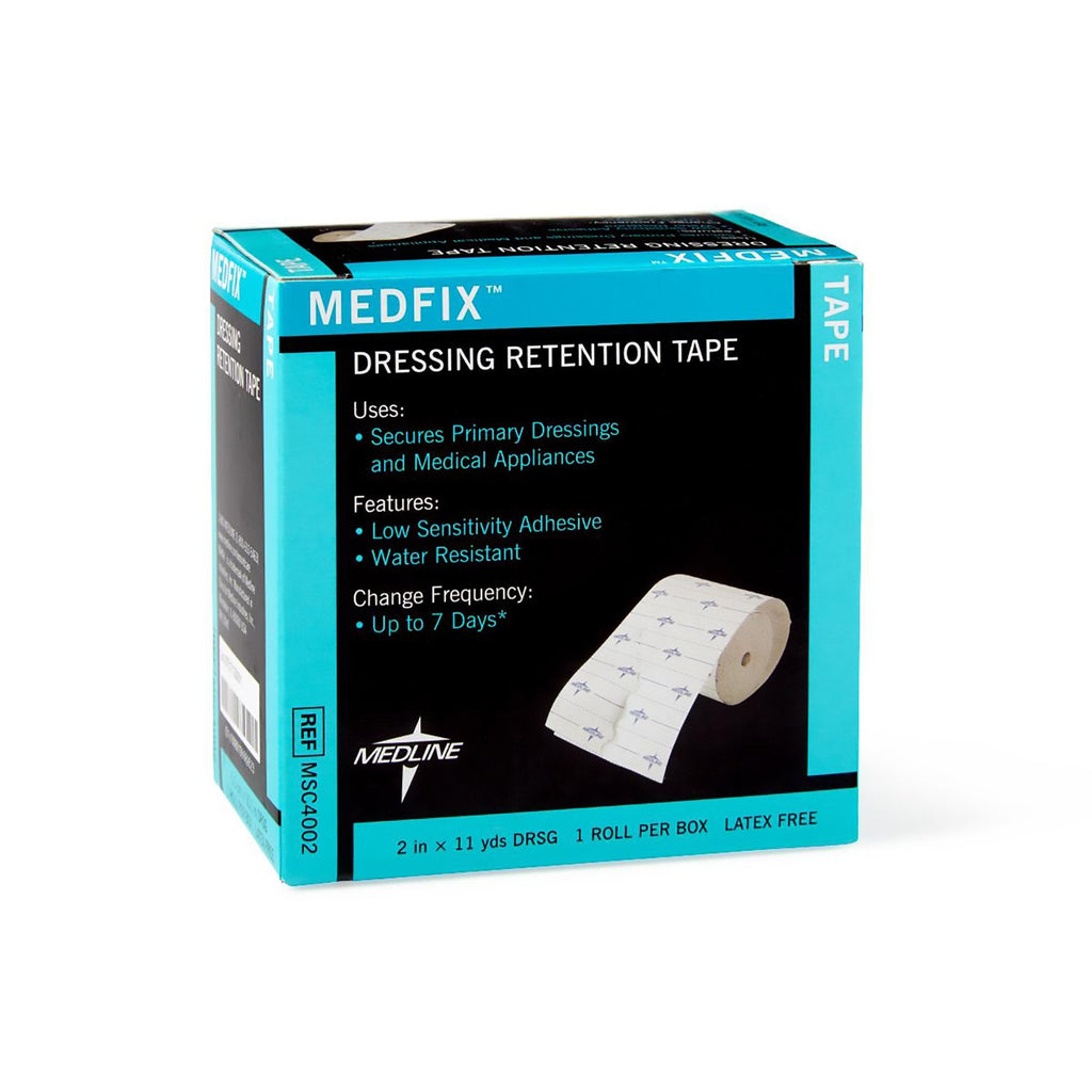 MedFix™ Nonwoven Dressing Retention Tape, 2 Inch x 11 Yard, White MSC4002