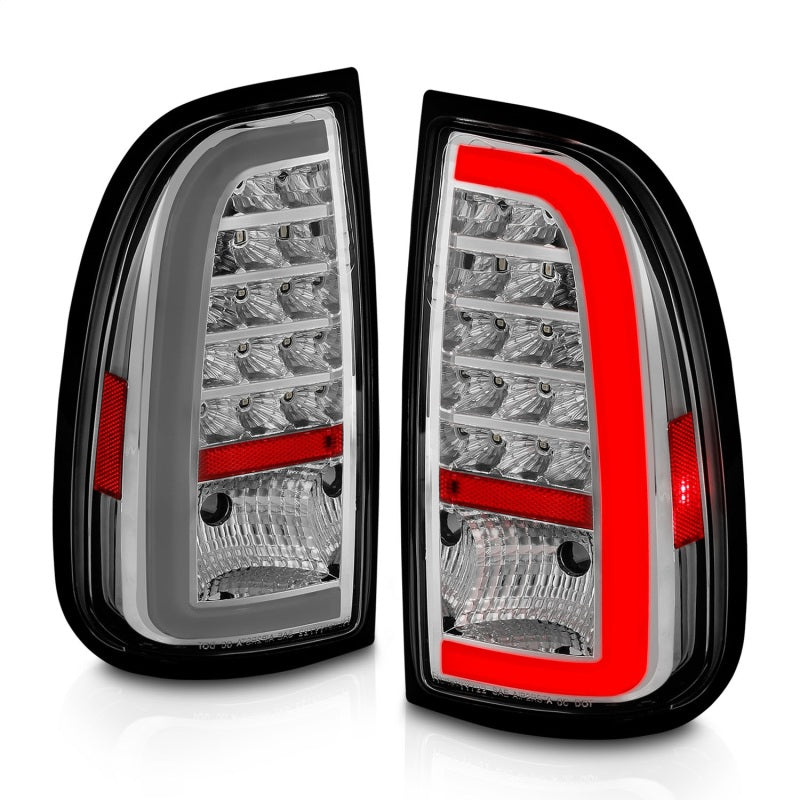 ANZO 00-06 Toyota Tundra LED Taillights w/ Light Bar Chrome Housing Clear Lens 311413
