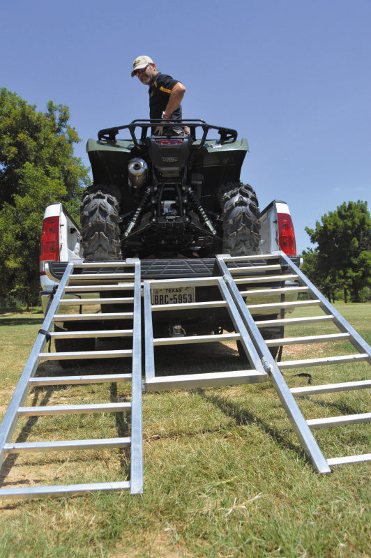 QuadBoss, QuadBoss Trifold Ramp 50x72 for ATV Loading - Durable Aluminum Design with 1,500 lbs. Capacity