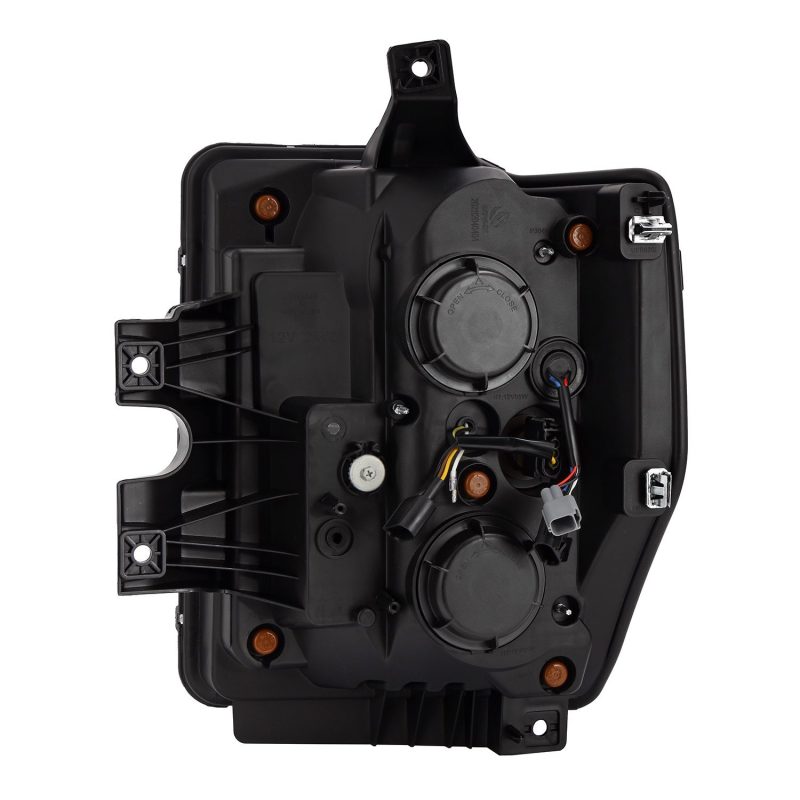 AlphaRex 08-10 Ford F250-550 PRO-Series Projector headlights Black w/Activ Light/Seq Signal 880308 *Discontinued