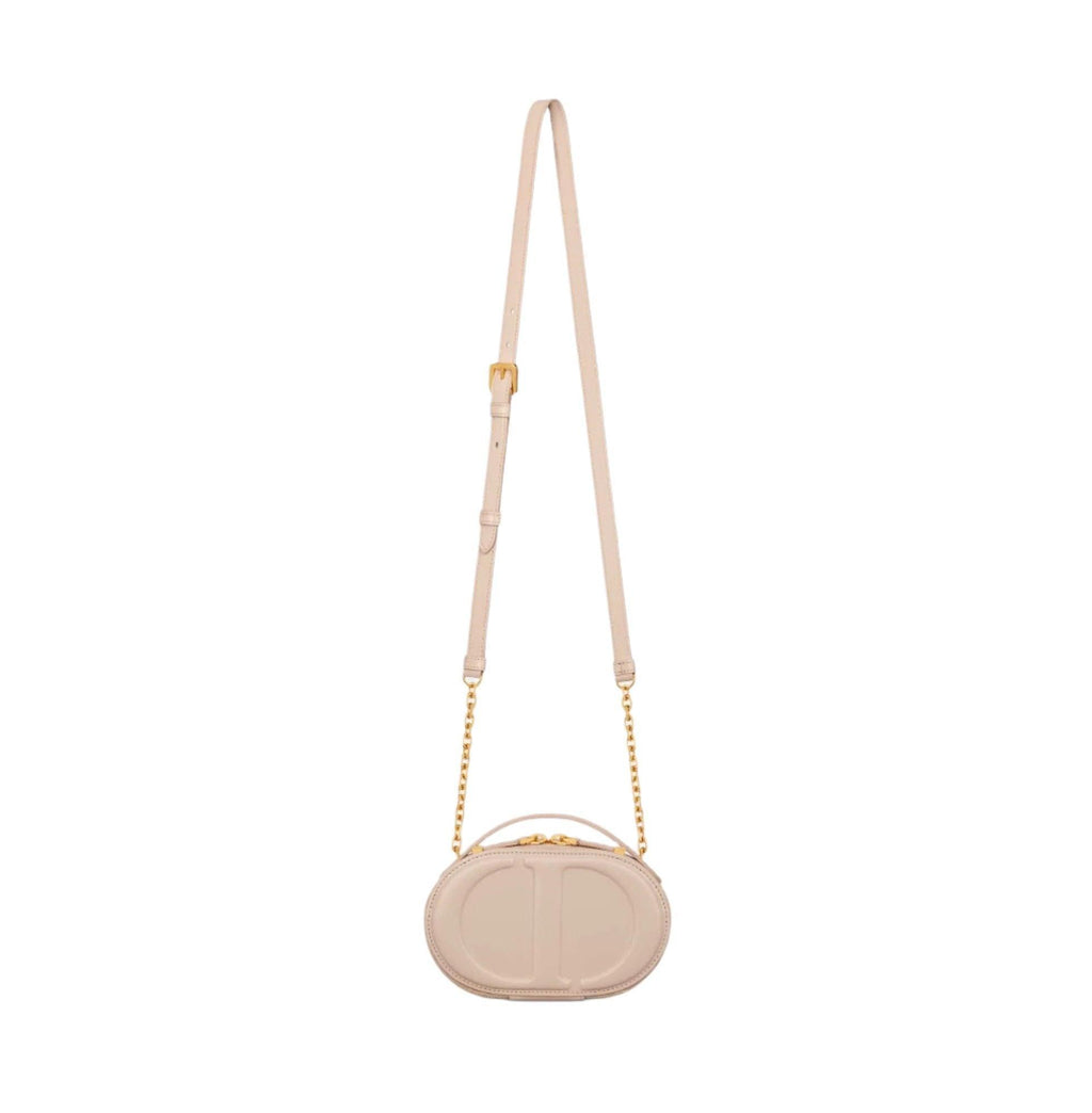 Christian Dior Signature Oval Camera Bag Calfskin with Embossed CD Signature