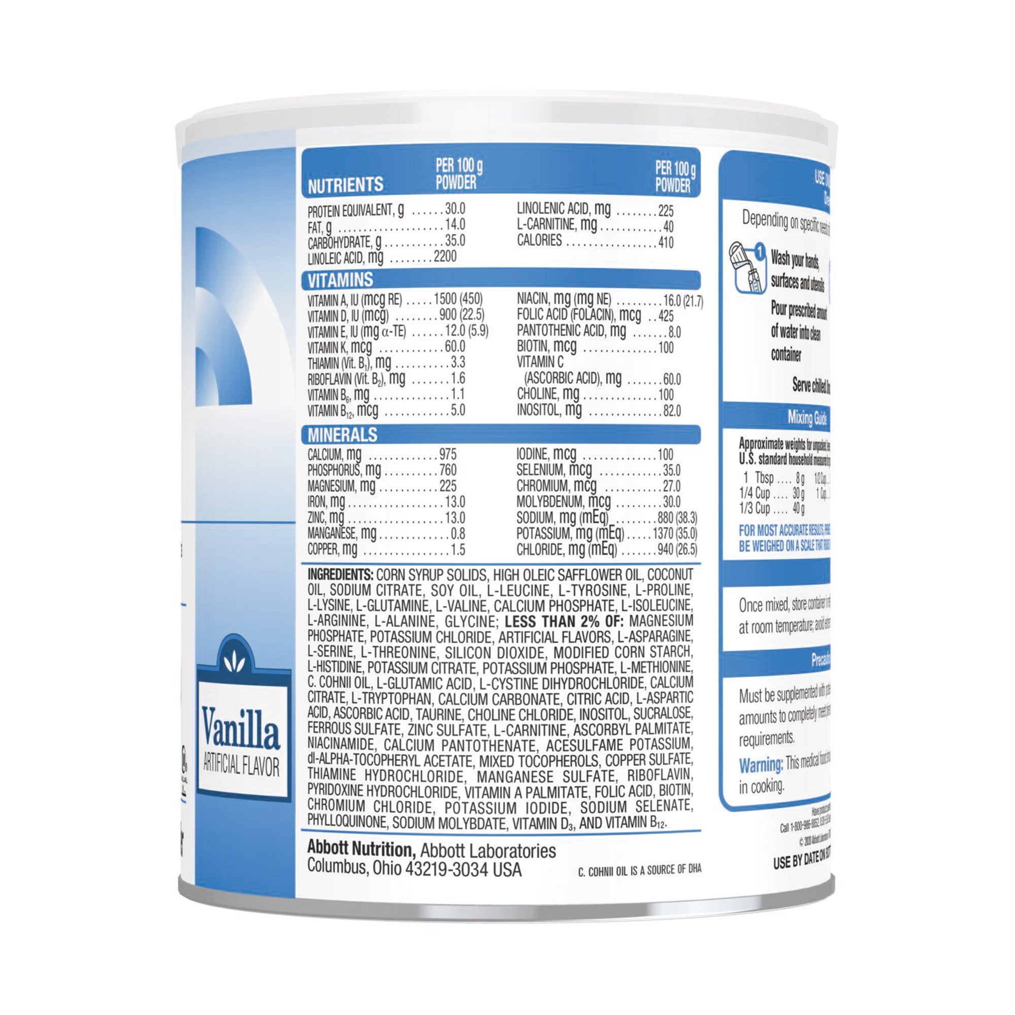 Phenex®-2 Vanilla Amino Acid–Modified Medical Food for PKU, 14.1-ounce can 67056