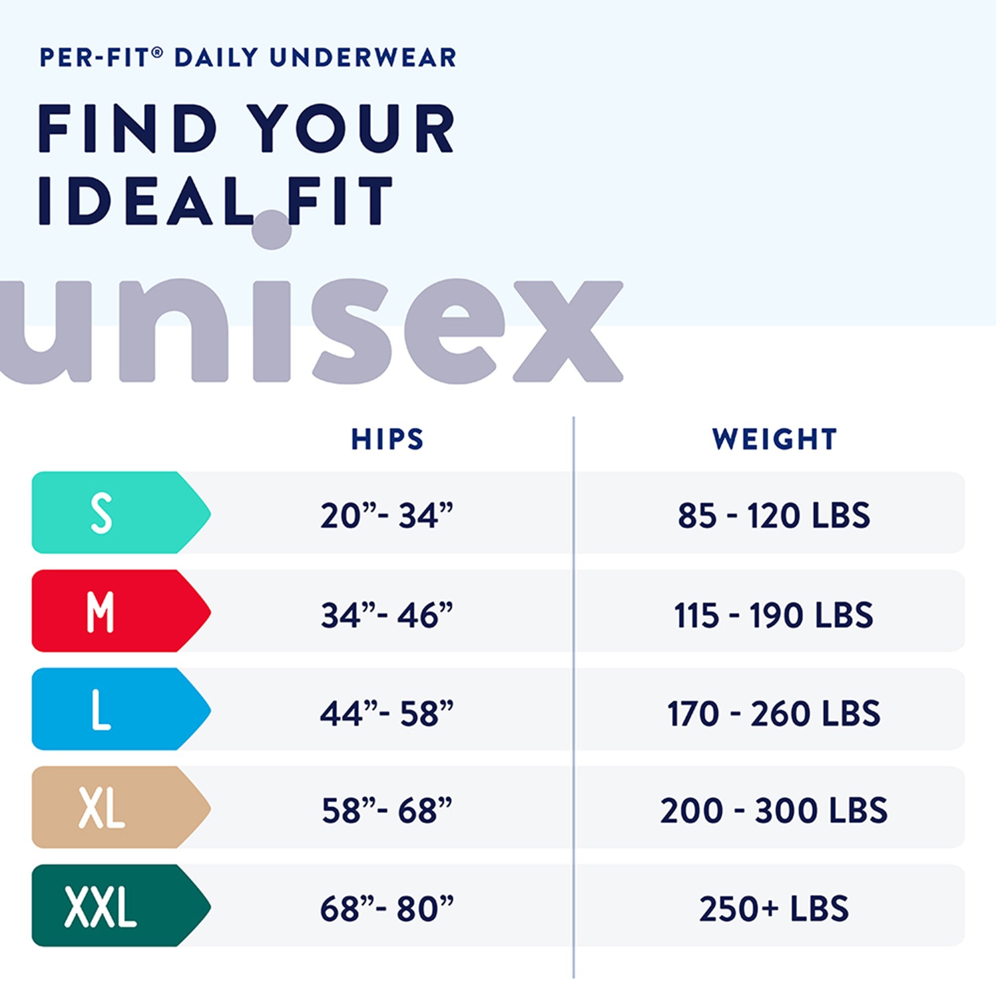 Prevail Per-Fit® Daily Underwear, X-Large PF-514/1