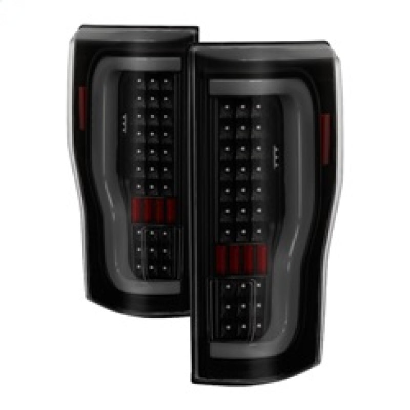SPYDER xTune 17-18 Ford F-250 Super Duty (Excl LED Models) LED Tail Lights-Blk Smk (ALT-ON-FS17-LBLED-BSM) 9041617