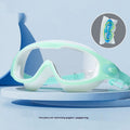 Childrens High-definition Waterproof Anti-fog One-piece Swim Goggles With Large Frames