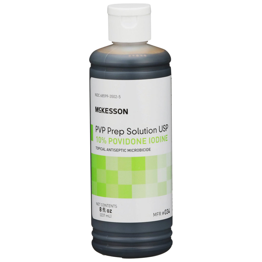 McKesson Microbicide Antiseptic PVP Scrub Solution, 8-ounce bottle 034