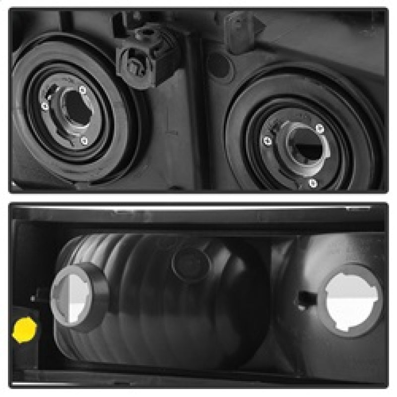 SPYDER Xtune Chevy Silverado 2500HD 03-06 Crystal Headlights w/ Bumper Lights HD-JH-CSIL03-AM-BSM-SET 9030253