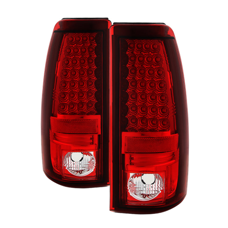 SPYDER Chevy Silverado 1500 99-02 (Not Fit Stepside) LED Tail Lights Red Clear ALT-YD-CS99-LED-RC 5002068
