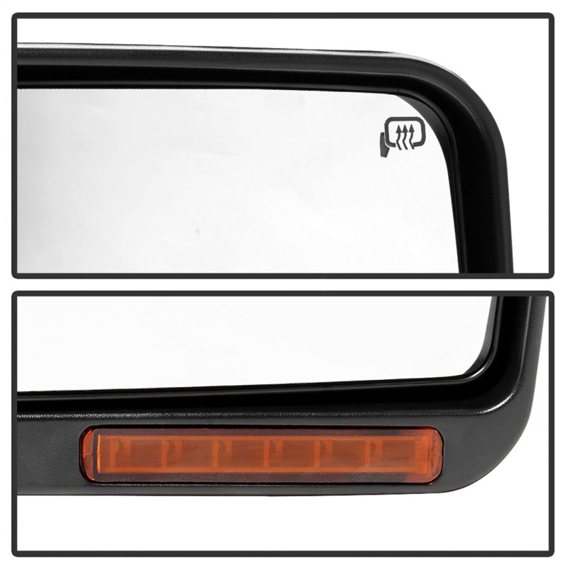 SPYDER xTune 04-06 Ford F-150 Heated Amber Seq LED Signal OEM Pwr Mirrors (Pair) (MIR-03FF04-G2-PW-RAM-SET) 9943164