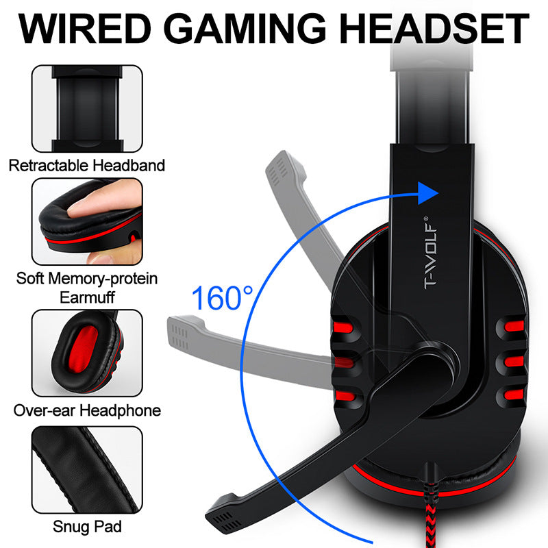 Thunder Wolf Keyboard Mouse Suit Game Luminous Game Office Home