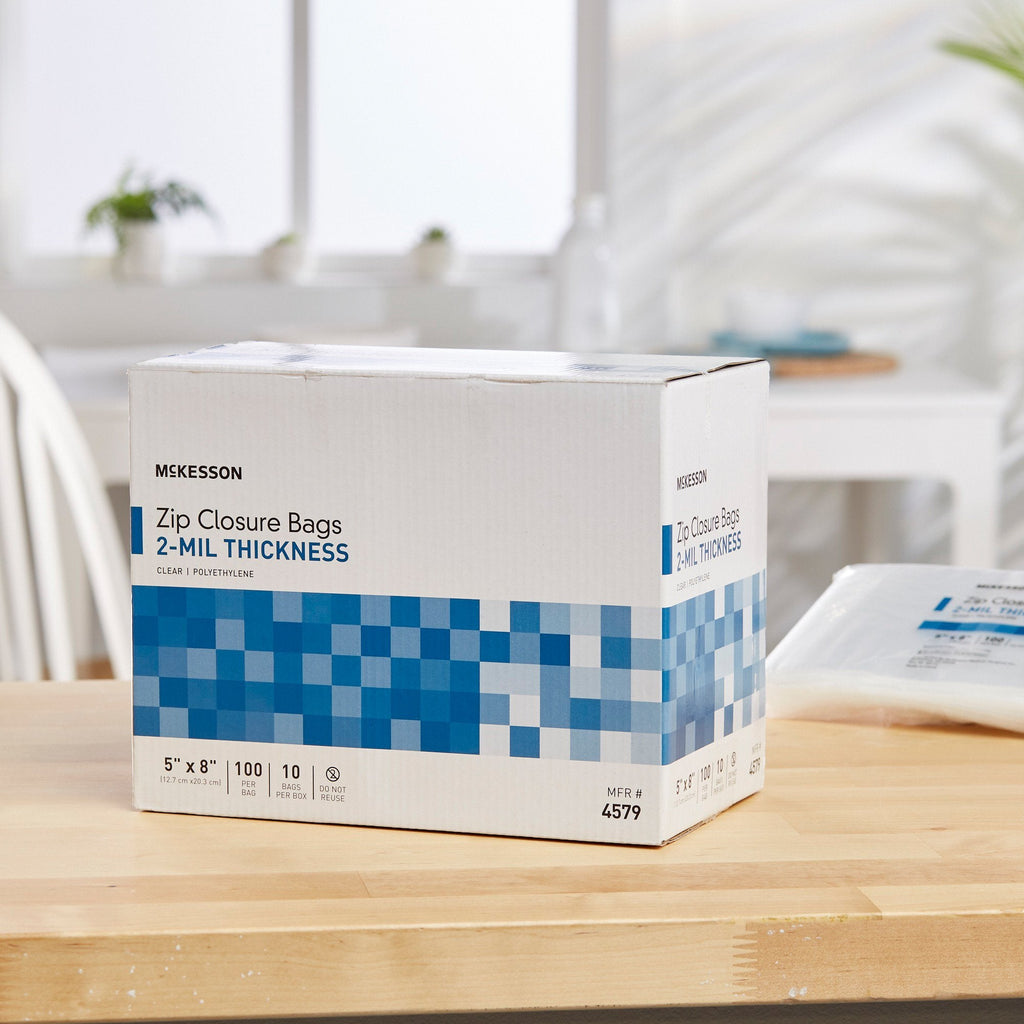McKesson Zip Closure Bag, 5 x 8 Inch 4579