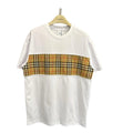 Burberry T-Shirt Without Collar 'White & Beige'