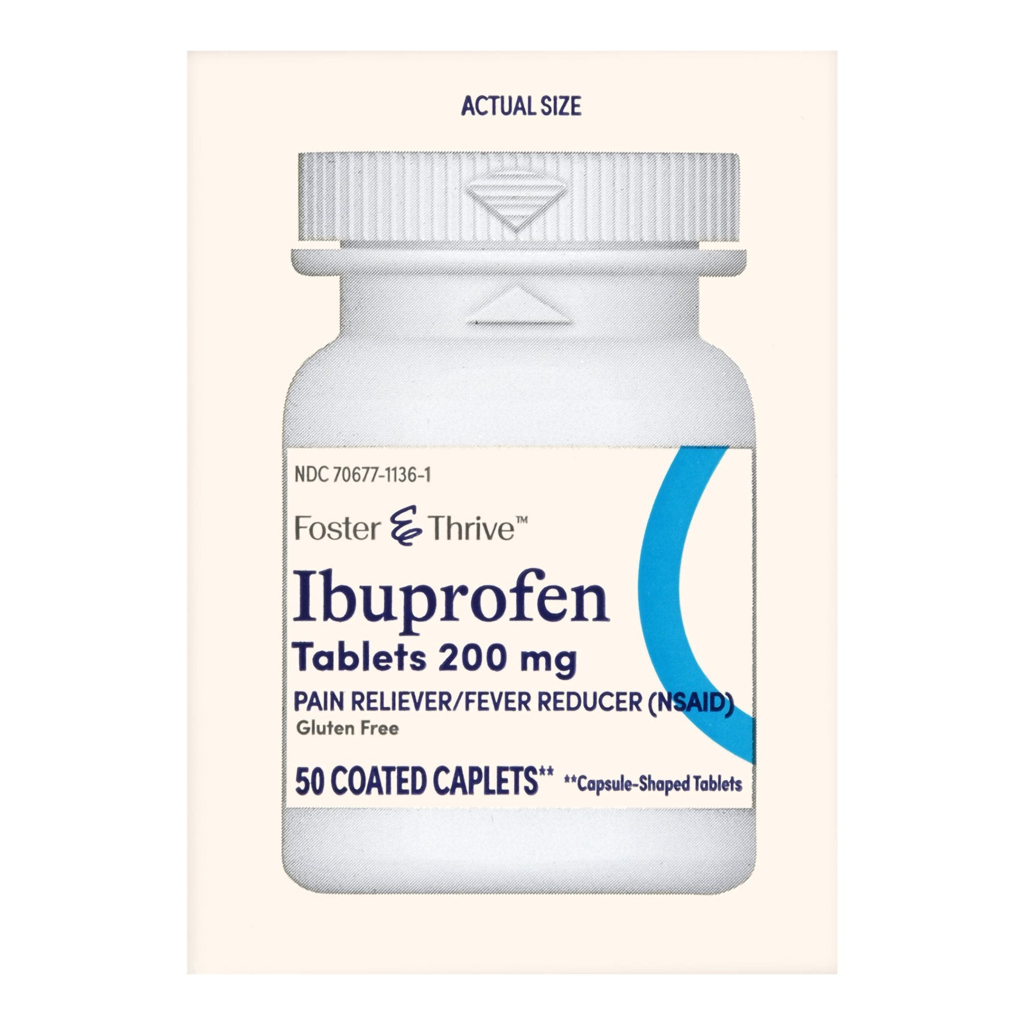Foster & Thrive™ Ibuprofen 200 mg Coated Caplets 70677113601