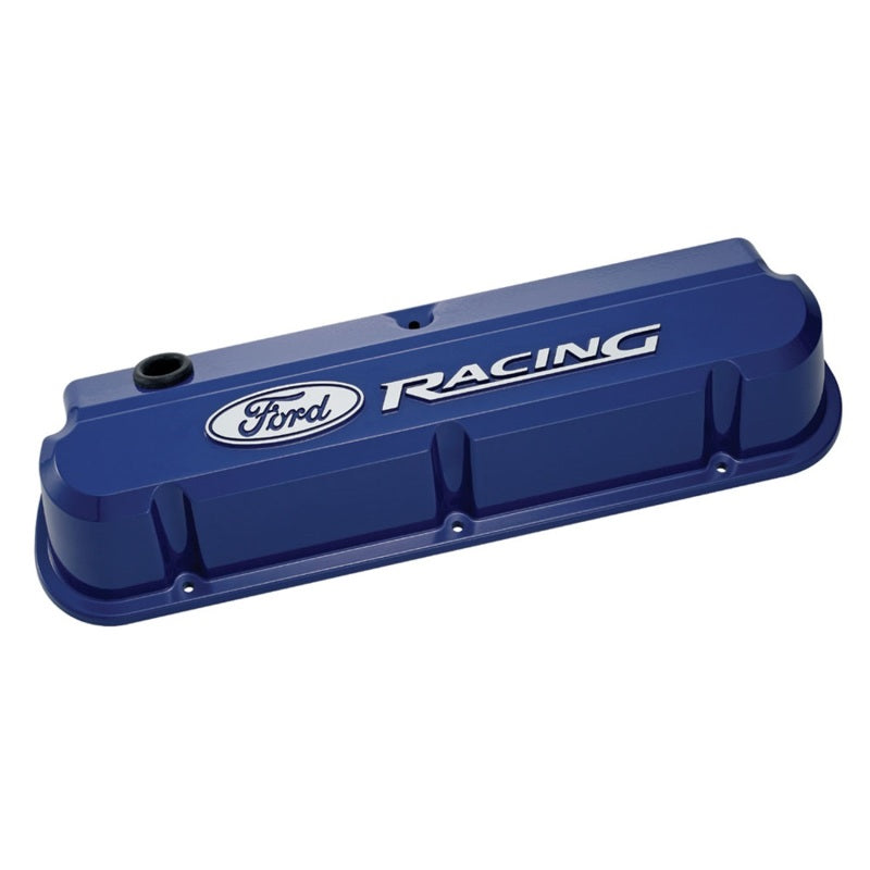 Ford Slant Edge Valve Cover Set w/Ford Racing Logo FRD302-136