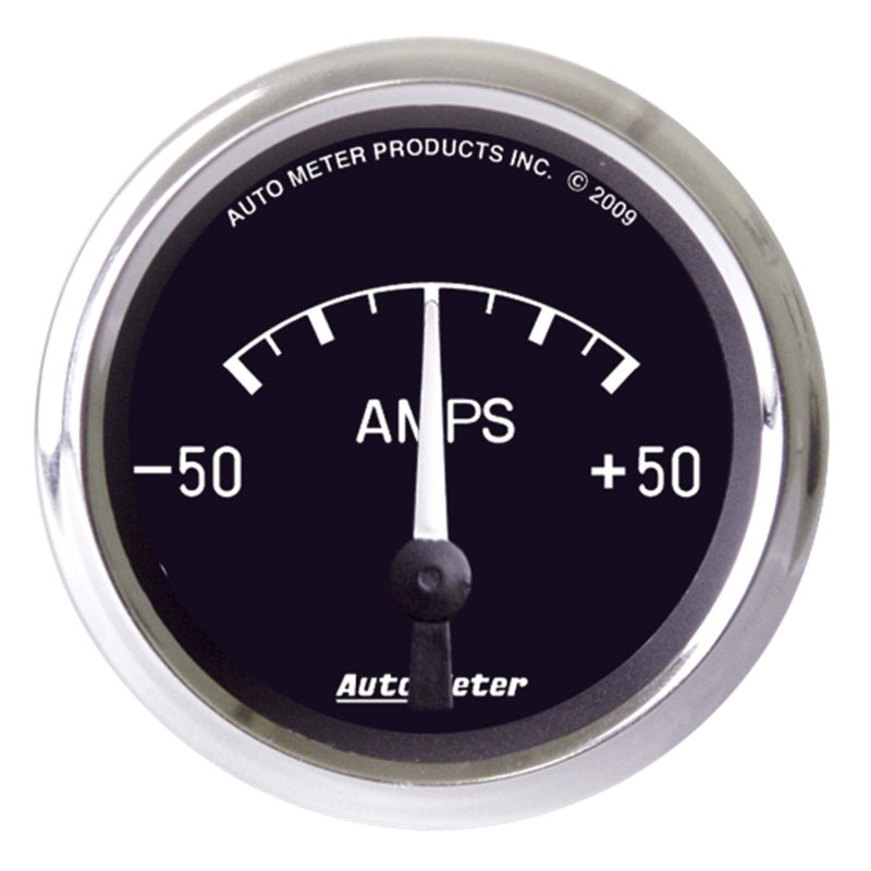 AutoMeter Gauge Ammeter 2-1/16in. 50A Electric Cobra 201012