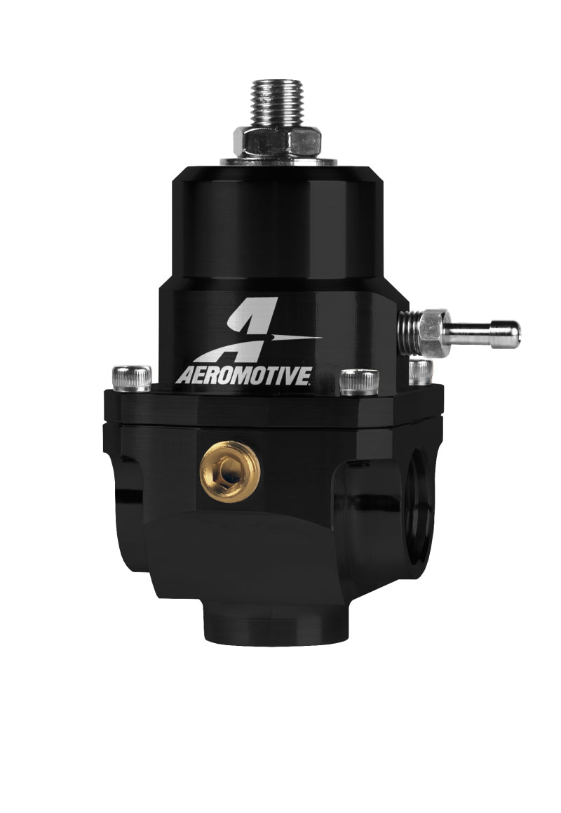 Aeromotive Regulator, X1 Adjustable, 35-75psi, .188 Valve, (2)-08Inlets, -08 Rtrn