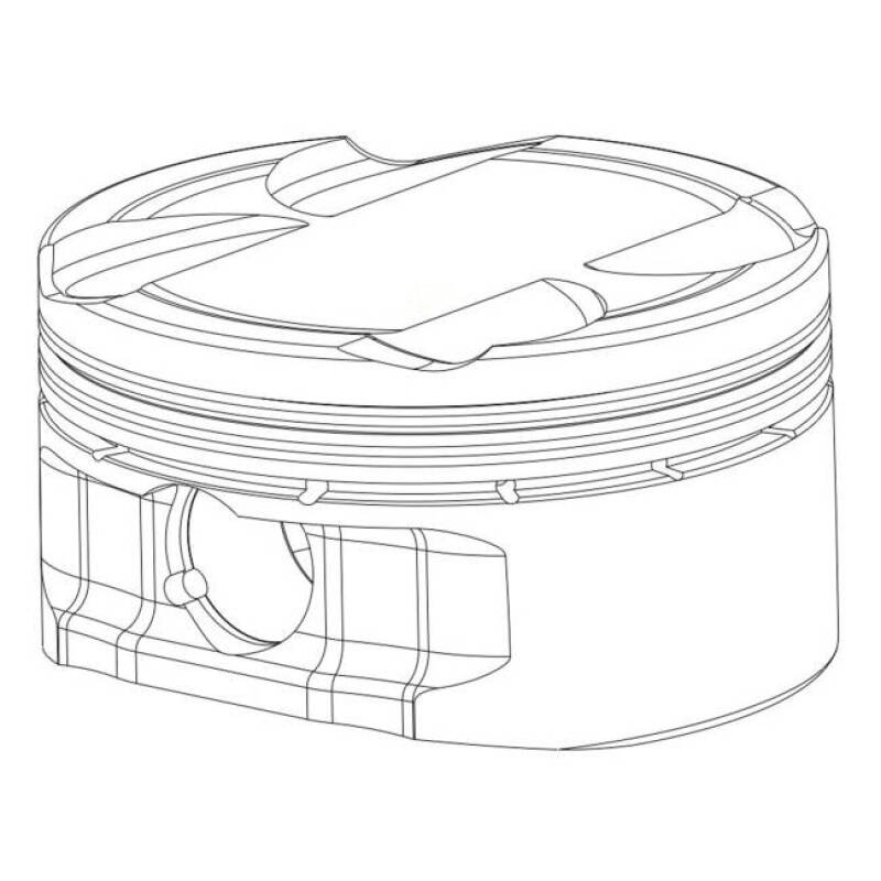 CP-Carrillo Automotive Piston, Each, Cyl: 1, Material ID: 3025 0DF21