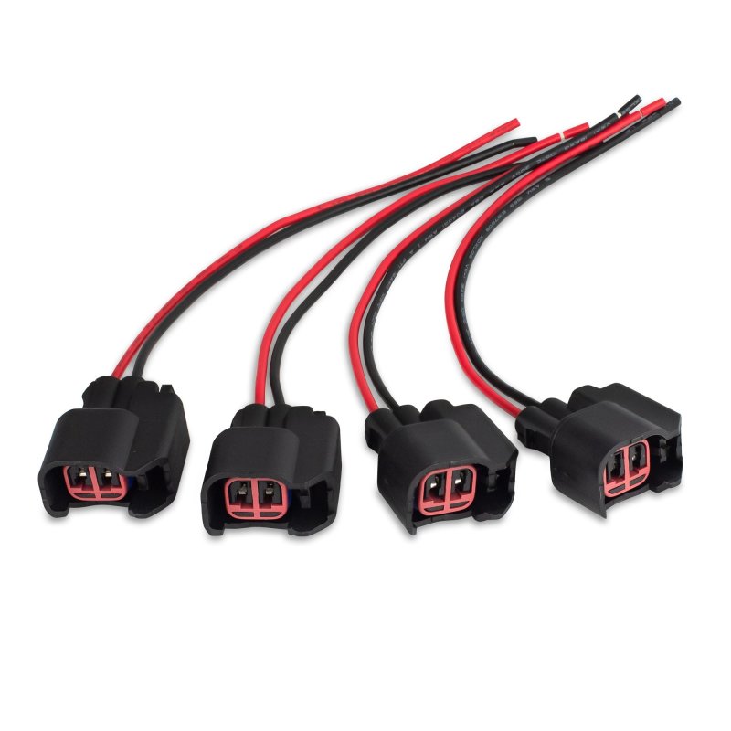 BLOX Racing 1 300CC Street Injectors 48mm With 1/2in Adapter 14mm Bore BXEF-06514.14-1300-4
