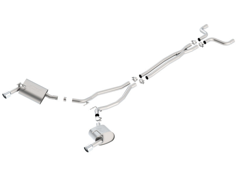 Borla 14-15 Camaro 3.6L V6 Single Split Rear Exit Touring Catback Exhaust 140526