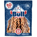 ValueBull Braided Bully Sticks for Large Dogs, Thick 12 Inch, 10 Count