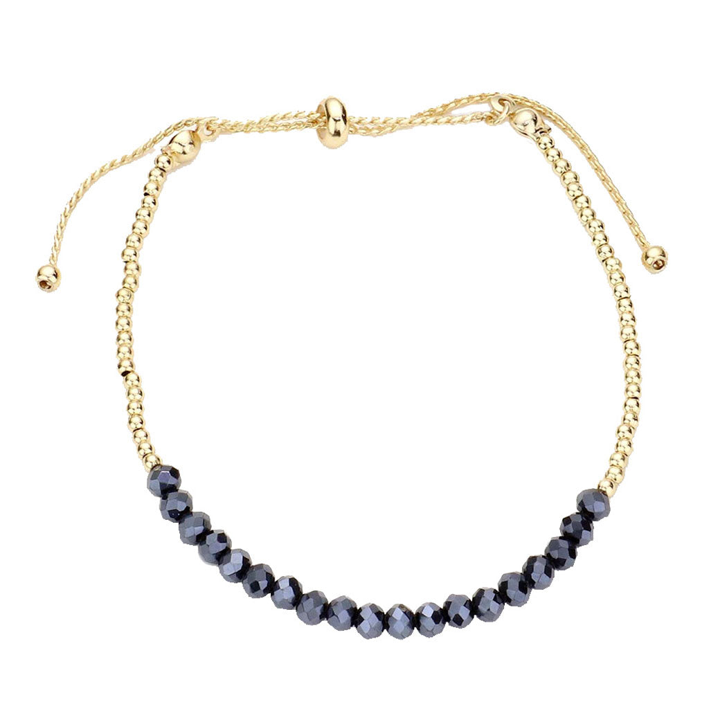 Faceted Beaded Bracelet
