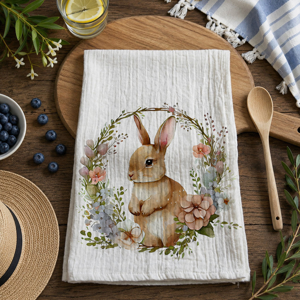 Rustic Bunny Towel