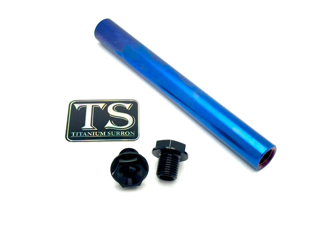 FastAce Fork Titanium Axle and Two Axle Bolts (3 Pieces)