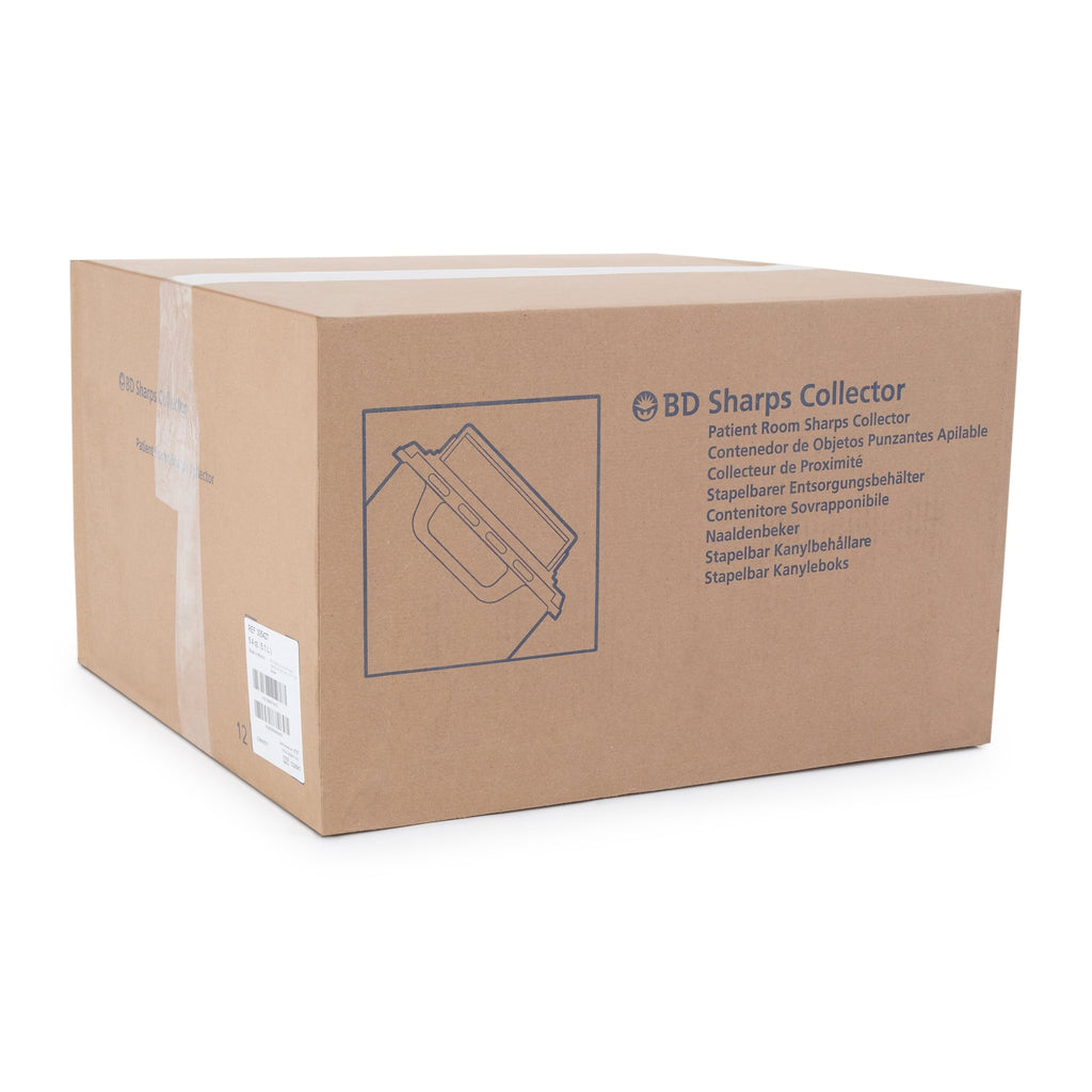 BD Multi-purpose Sharps Container, 12 x 12 x 4-4/5 Inch 305427