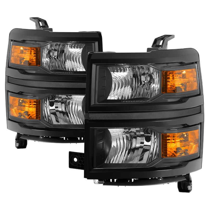 SPYDER Chevrolet Silverado 1500 14-15 (Non-HD) OEM Style Headlights - Black HD-JH-CS14-AM-BK 9040085