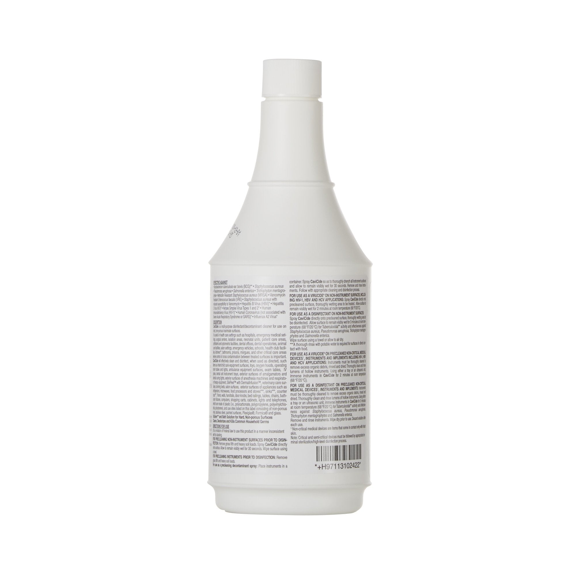 CaviCide Surface Disinfectant Cleaner, Alcohol Based, 24 oz Bottle 13-1024