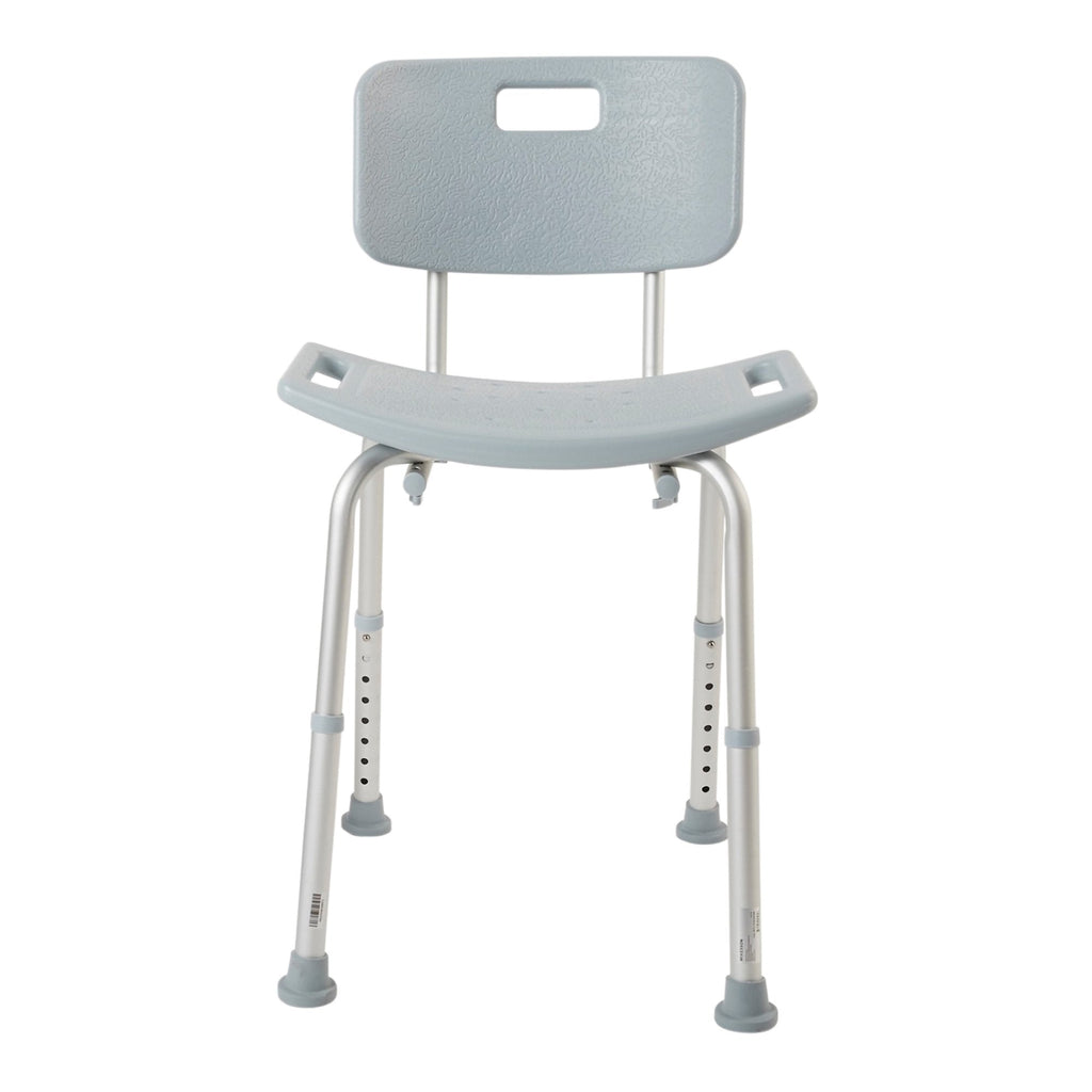 McKesson Aluminum Bath Bench, 15½ – 19½ Inch Height 146-RTL12202KDR