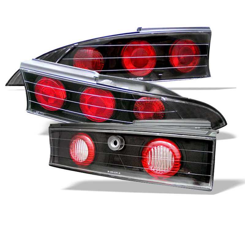 SPYDER Mitsubishi Eclipse 95-99 Euro Style Tail Lights Black ALT-YD-ME95-BK 5006363