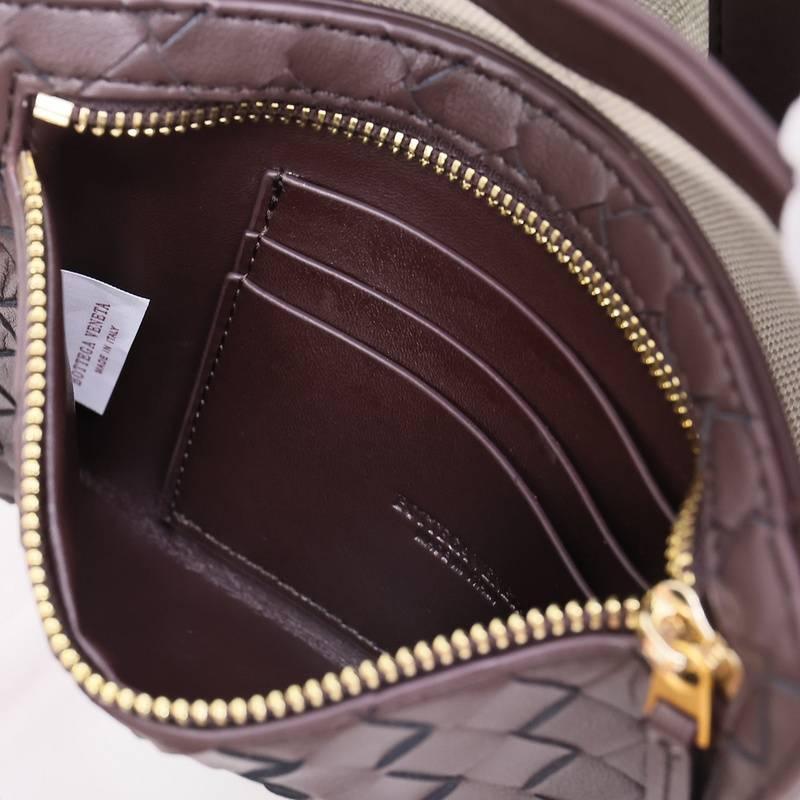 Bottega Veneta Flip Pouch Canvas Tote Bag