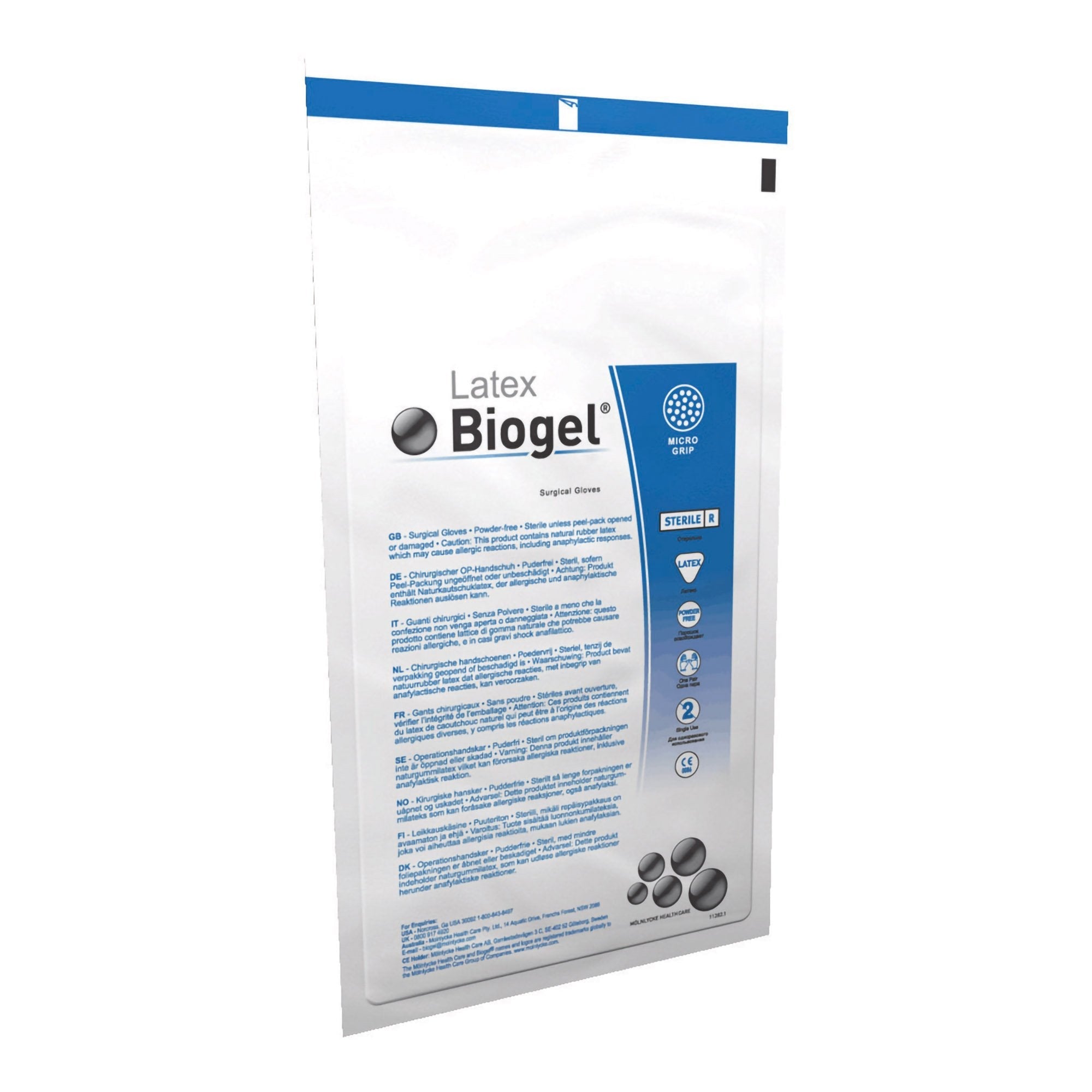 Biogel® M Latex Surgical Glove, Size 6.5, Straw Color 30565