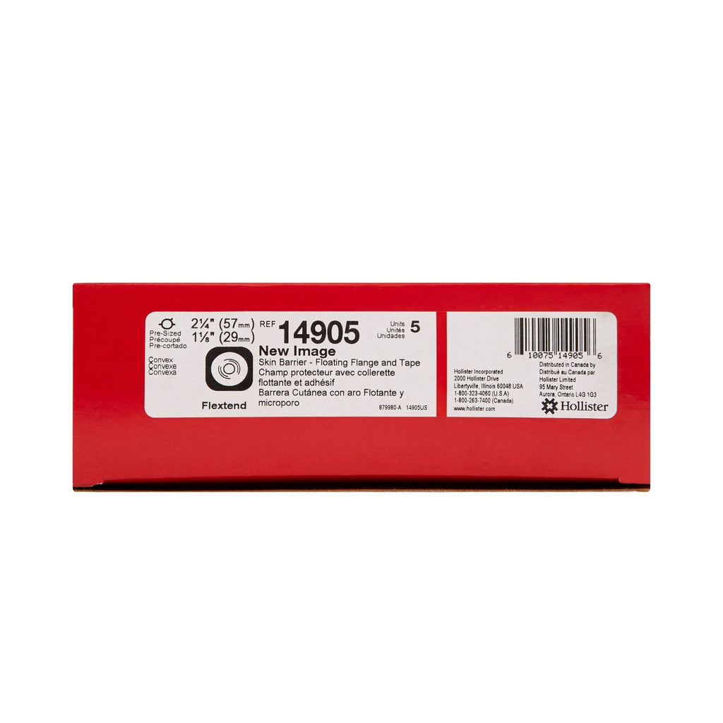New Image Convex FlexTend™ Colostomy Skin Barrier With 1 1/8 Inch Stoma Opening 14905