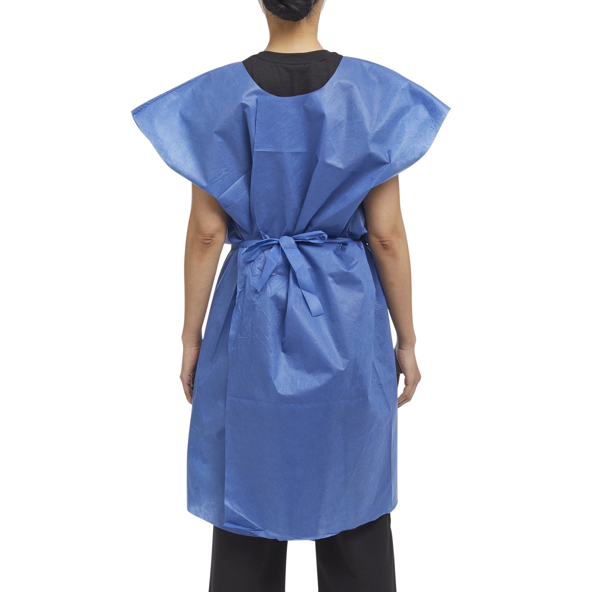 Graham Medical Exam Gown, Medium/Large, Blue 70234N