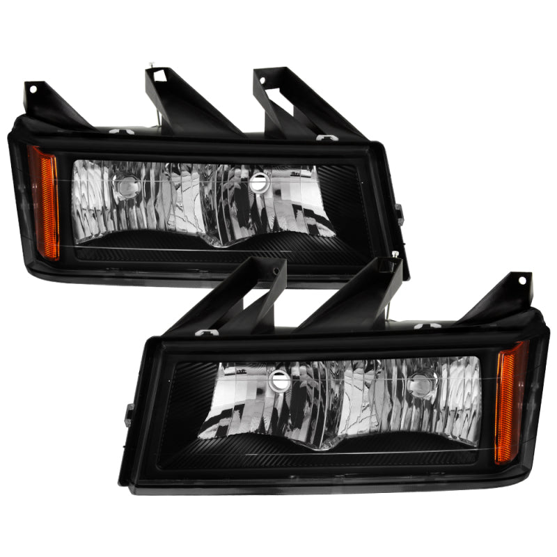 SPYDER xTune Chevrolet Colorado 04-12 Headlights Black - OEM Style HD-JH-CCOL04-OE-BK 9040177