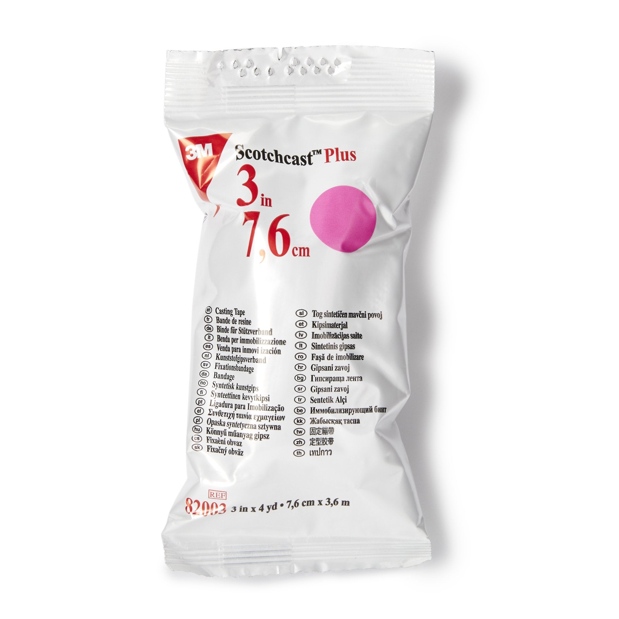 3M™ Scotchcast™ Plus Cast Tape, Bright Pink, 3 Inch x 4 Yard 82003X