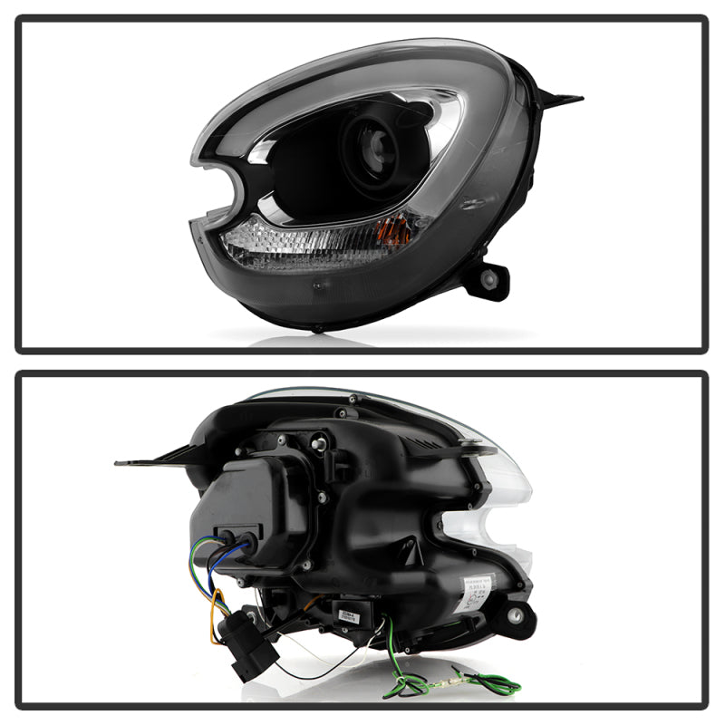 SPYDER Mini Countryman 11-16 V2 Xenon/HID Only Proj Headlights - Black PRO-YD-MCO11HID-BK 5088291