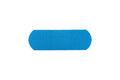 American® White Cross Blue Metal Detectable Adhesive Strip, 1 x 3 Inch 1631025