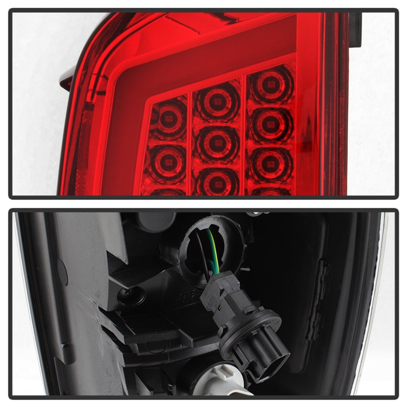 SPYDER xTune 16-18 Toyota Tacoma Light Bar LED Tail Lights - Chrome (ALT-JH-TTA16-LBLED-C) 9041709