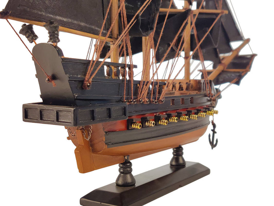 Wooden Fearless Black Sails Limited Model Pirate Ship 15""