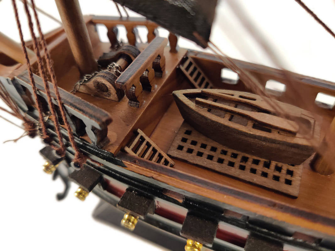 Wooden Fearless Black Sails Limited Model Pirate Ship 15""