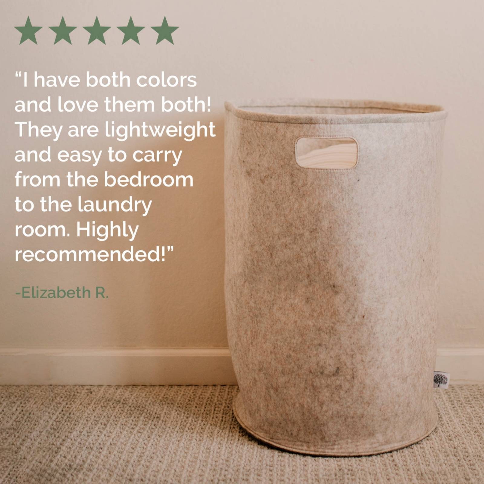 Felt Laundry Hamper - PhishStones Products
