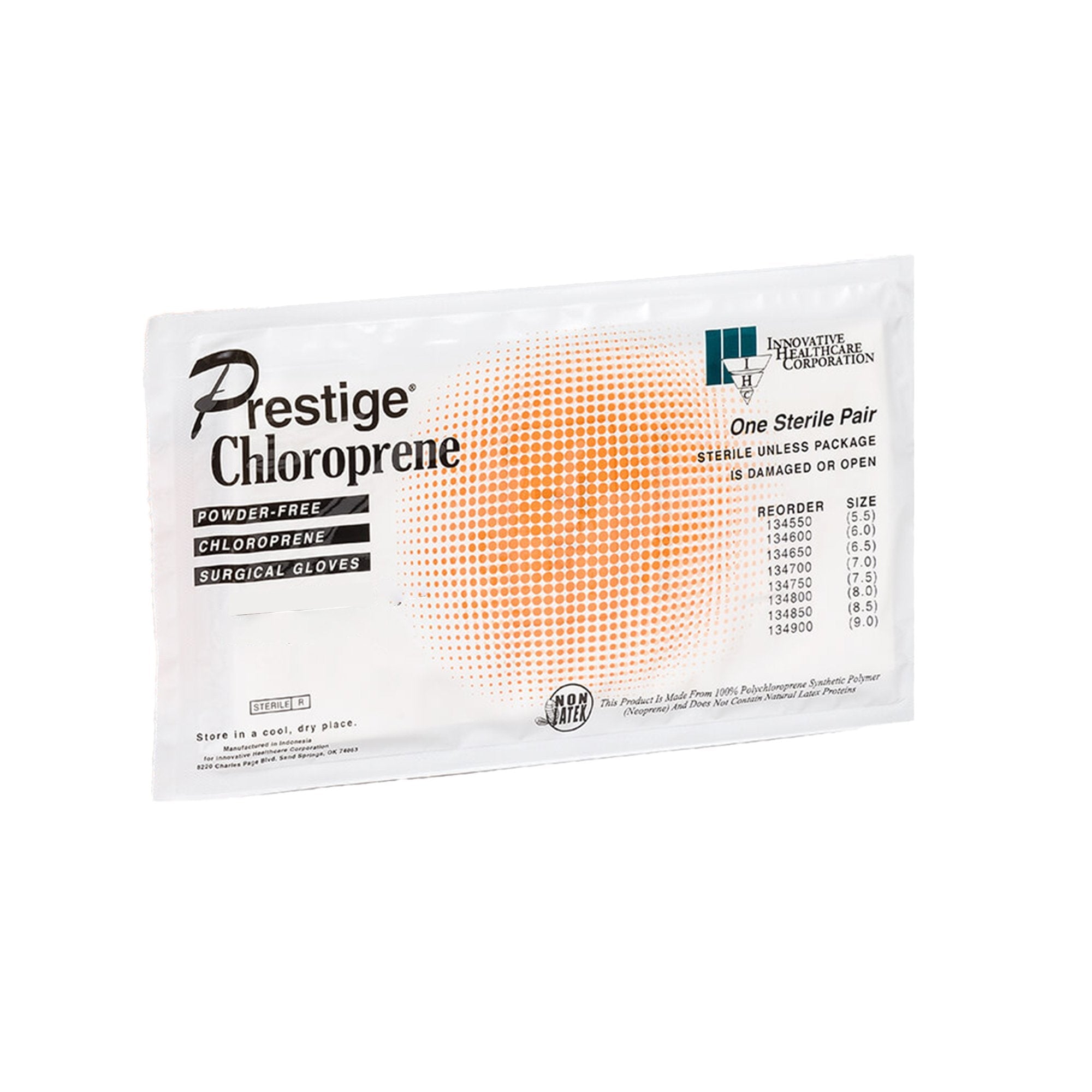 DermAssist® Prestige® Polyisoprene Surgical Glove, Size 8, Ivory 134800