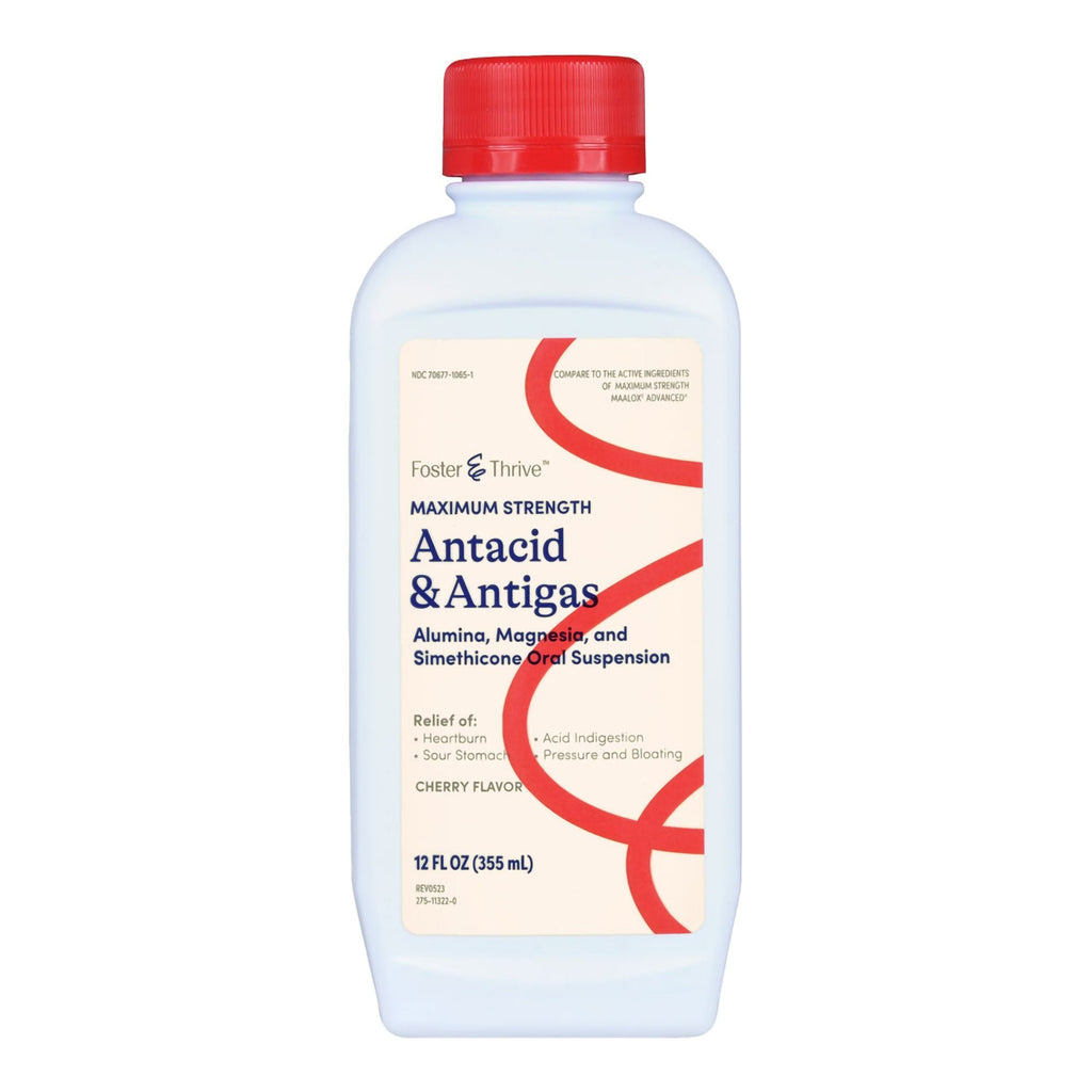 Foster & Thrive™ Max Strength Antacid & Antigas Alumina, Magnesia & Simethicone 70677106501